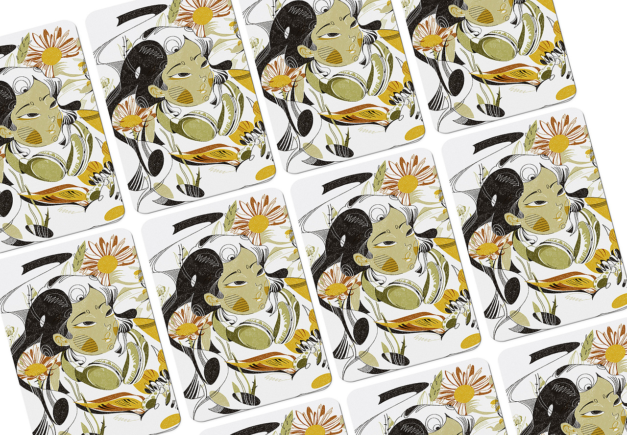 索尼 x 阿怪站左“延续——迷情乐章”（图ZMzEzNjU4ODAw） - 商业插画 - 站酷设计师阿怪站左原创素材 - 站酷ZCOOL