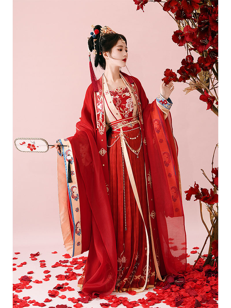 汉服设计|良辰 婚服 宋制婚服华丽款（图ZMzQxNzI3NzAw） - 传统/民族服饰 - 站酷设计师一斤的汉服世界原创素材 - 站酷ZCOOL