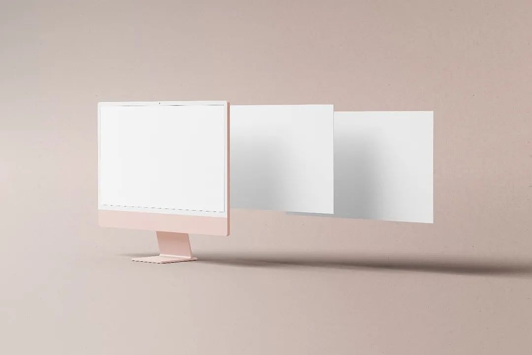 3款UI设计师网页设计师必备电脑分页样机