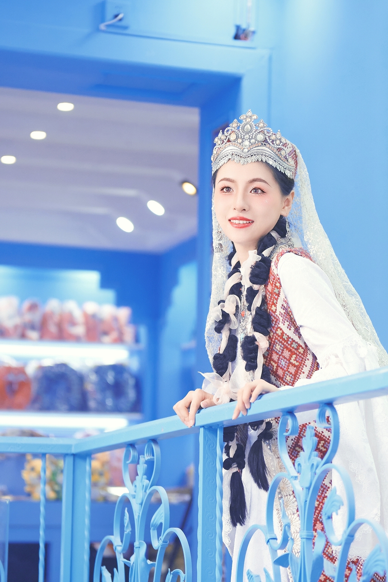 新疆大巴扎人像旅拍写真—维吾尔族服饰