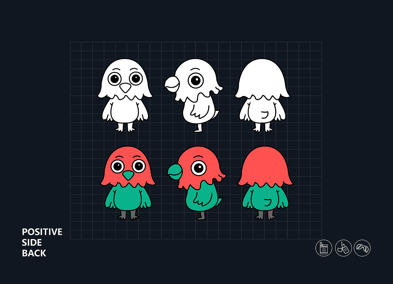 猿与鹦鹉ip形象设计（图ZMzEwOTgzMzU2） - 商业插画 - 站酷设计师是子不语原创素材 - 站酷ZCOOL