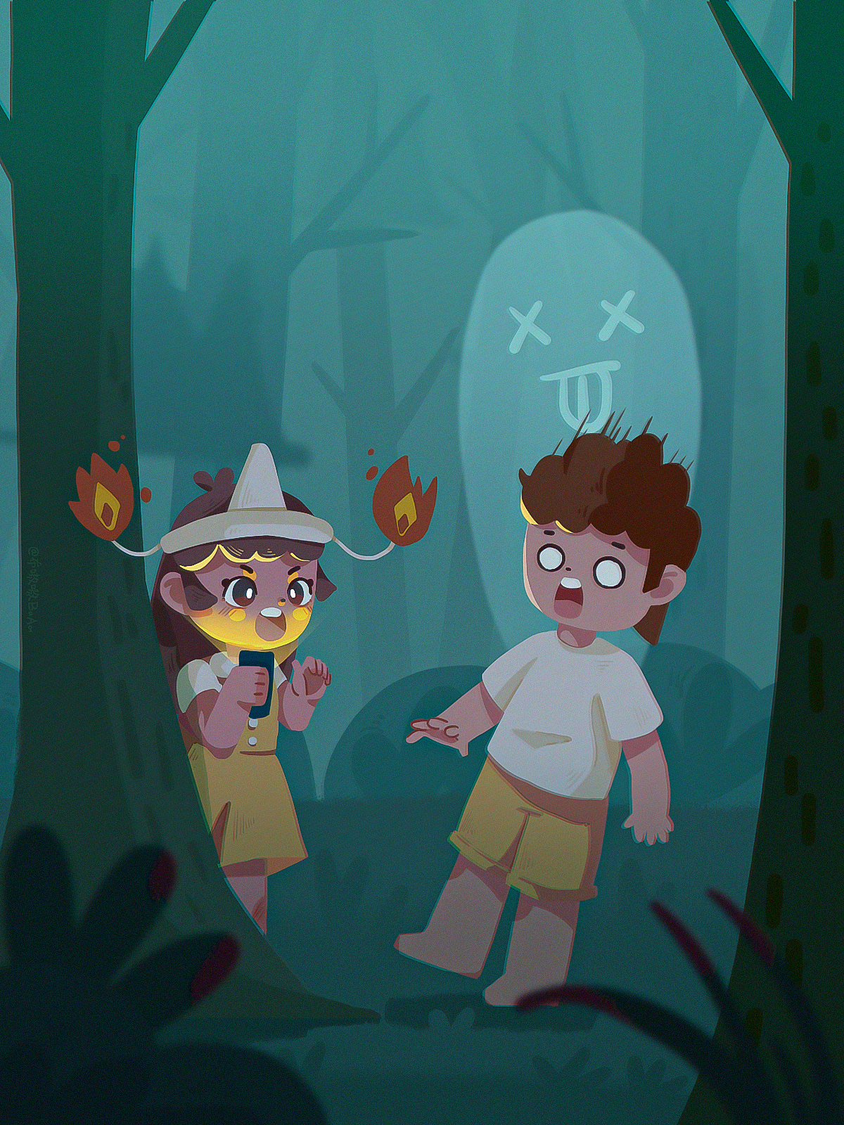 场景插画 | 大雾（图ZMzE2MTkwODQw） - 商业插画 - 站酷设计师布嗷嗷BuAoo原创素材 - 站酷ZCOOL