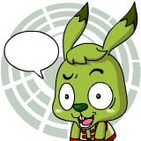 一套未完成的兔子漫画角色QQ表情