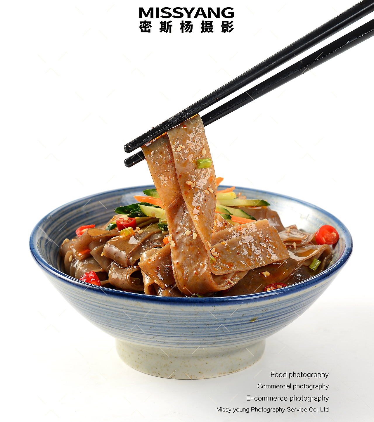 红油荞麦麻酱面皮|美食摄影|电商摄影|零食×郑州密斯杨
