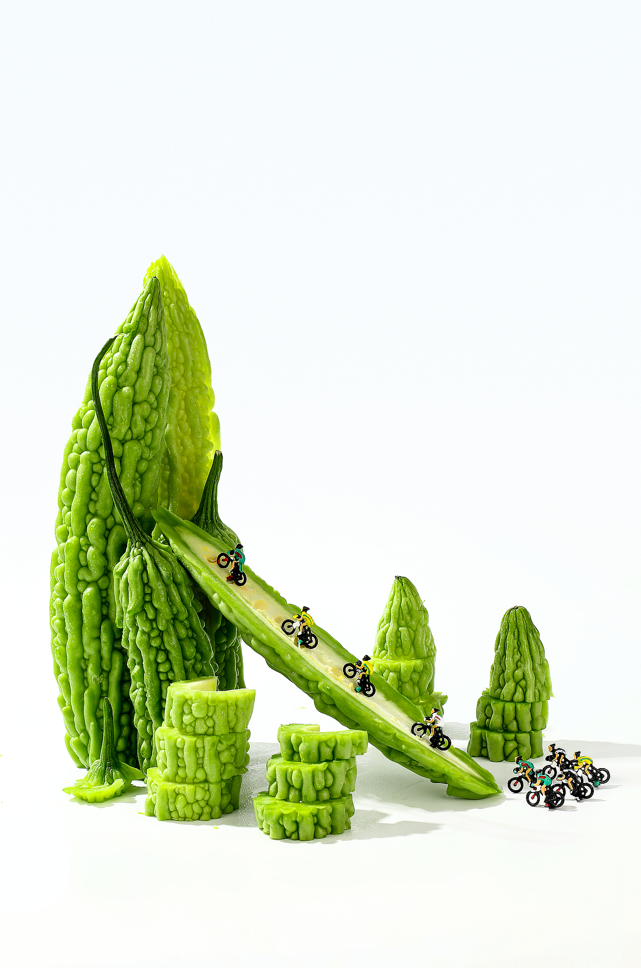 蔬菜X凨影视觉X美食摄影X苦瓜X新鲜蔬菜