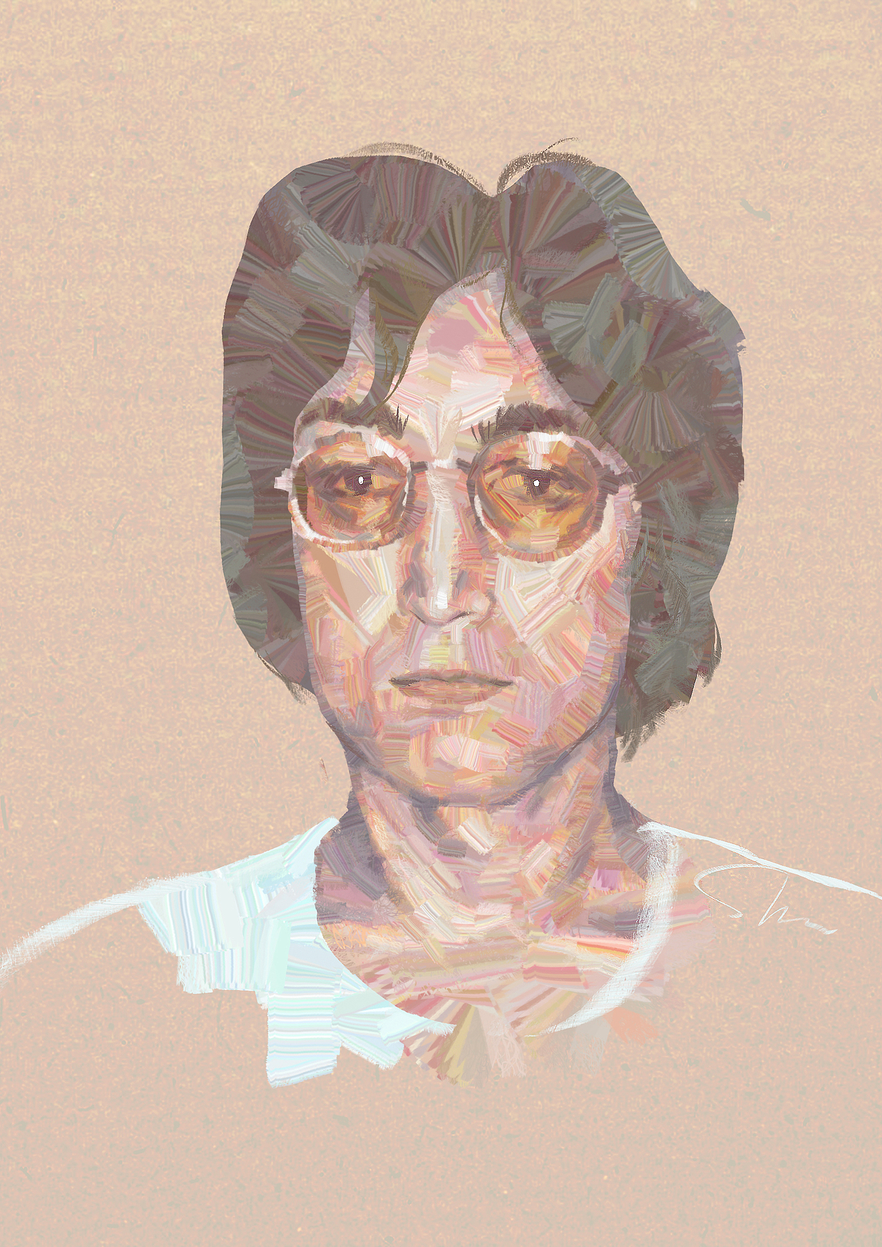 一些沉迷色彩抖动的速写