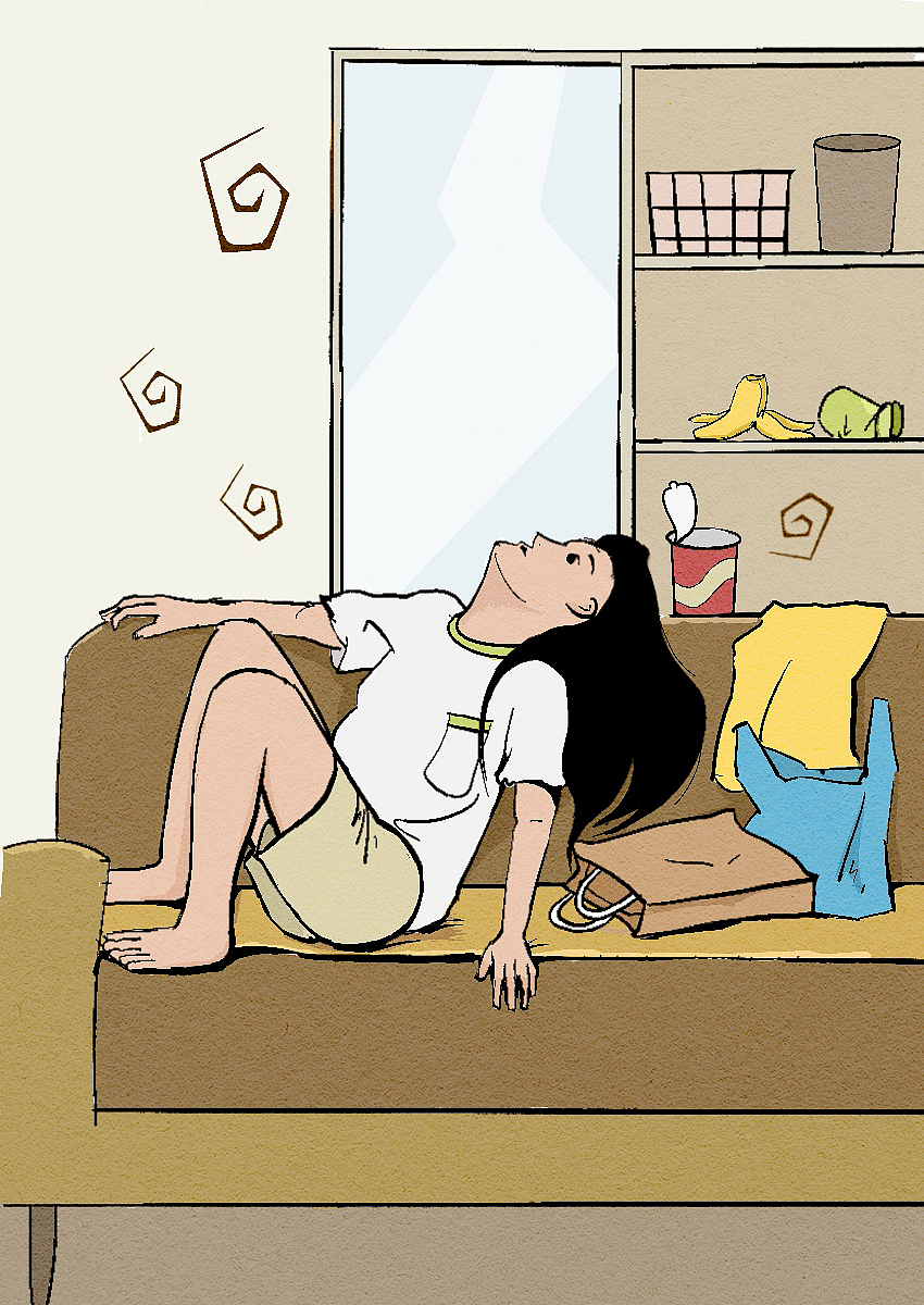 插畫(huà)——《囤貨》（圖ZMzIwNDU1MjMy） - 海報(bào) - 站酷設(shè)計(jì)師影視設(shè)計(jì)師西米原創(chuàng)素材 - 站酷ZCOOL