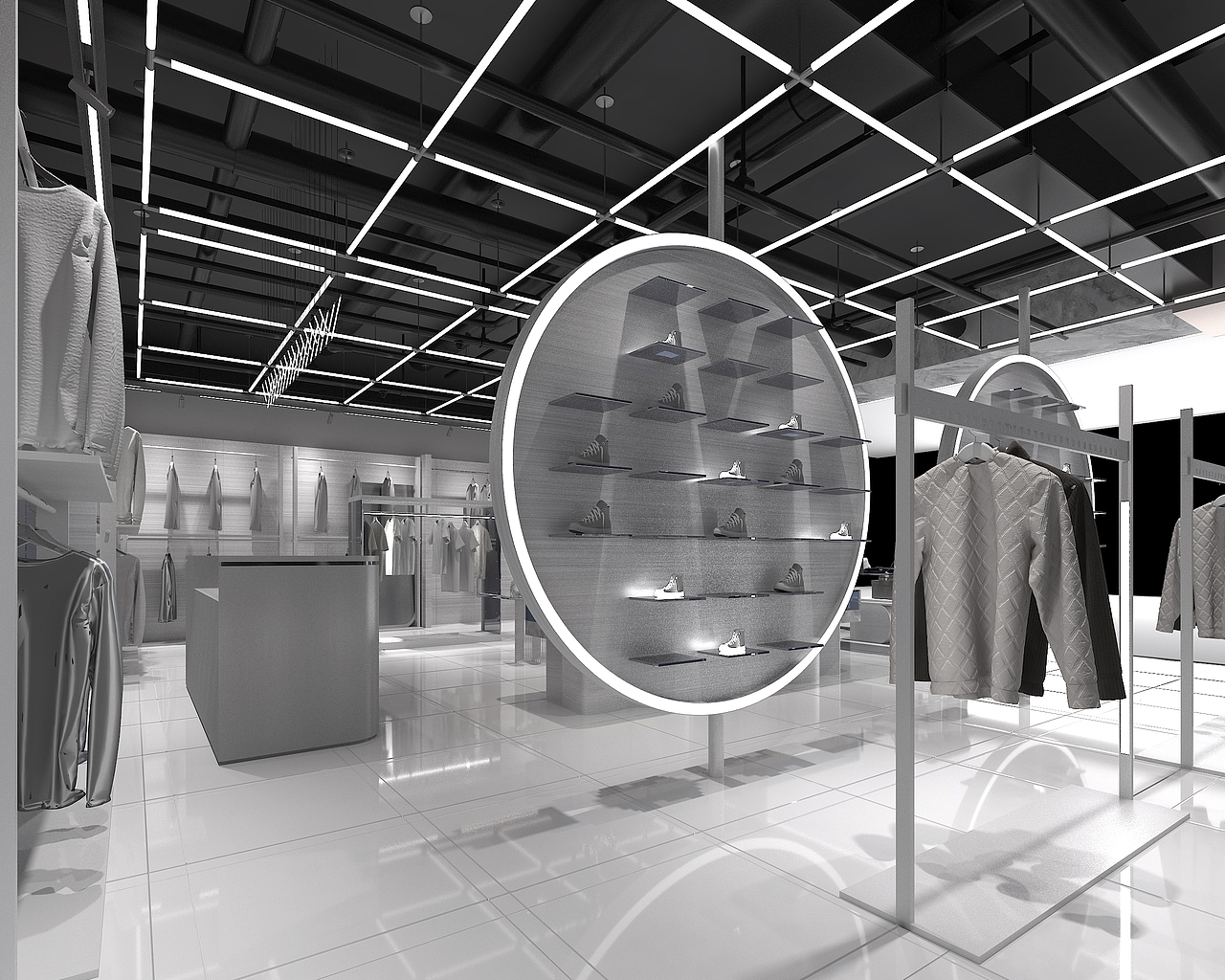 H2O服饰-品牌形象（图ZMzA4Njk4MzY4） - 商业空间设计 - 站酷设计师柏筑设计原创素材 - 站酷ZCOOL