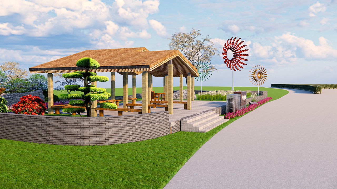 美丽乡村提升效果图（图ZMzYxMzA5Mzgw） - 其他三维 - 站酷设计师指尖丨Design原创素材 - 站酷ZCOOL