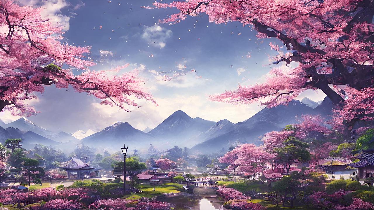 001 - 樱花风景
