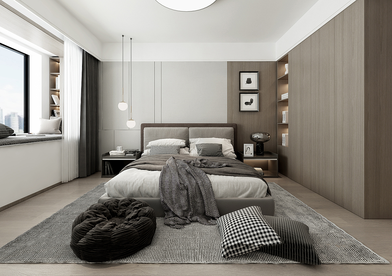 济宁凯旋门143平装修效果图