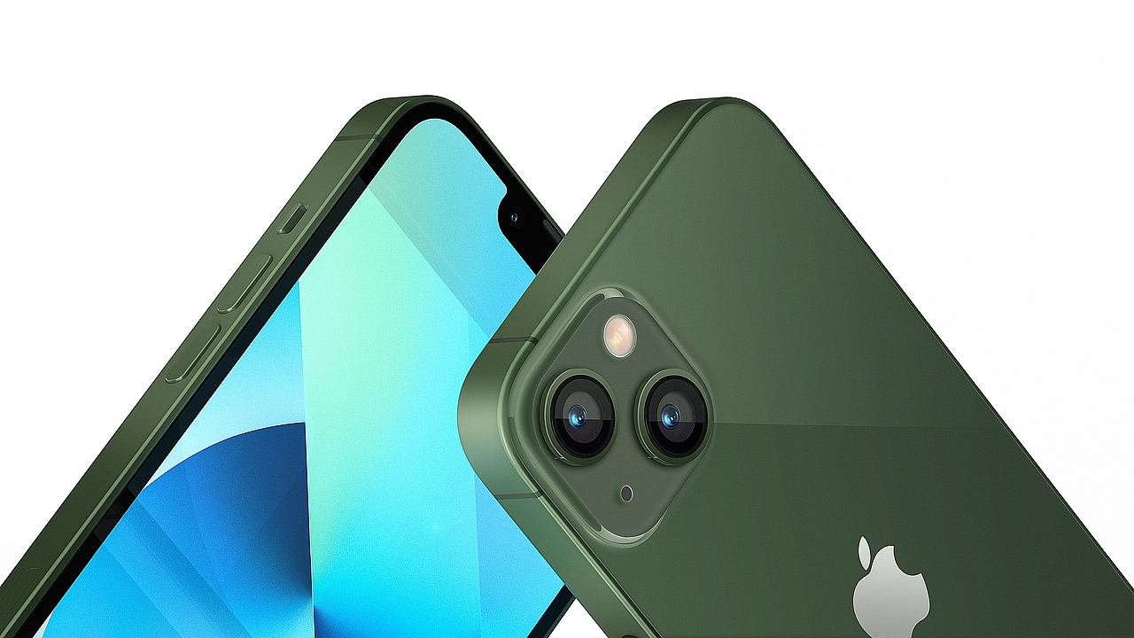 iphone 13 系列(依据官方图纸)手机 3d模型