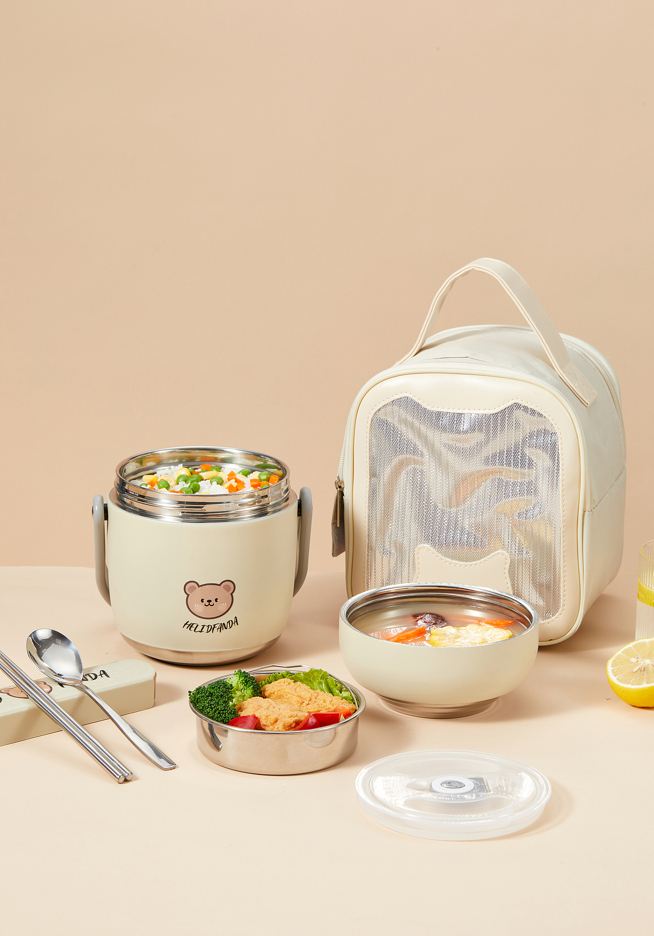 电商摄影 保温提锅 