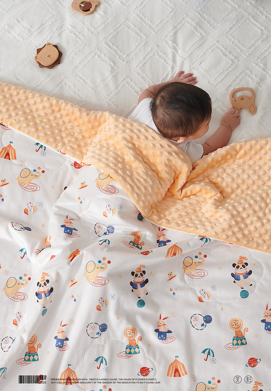 晚棉棉冬日暖暖被拍摄