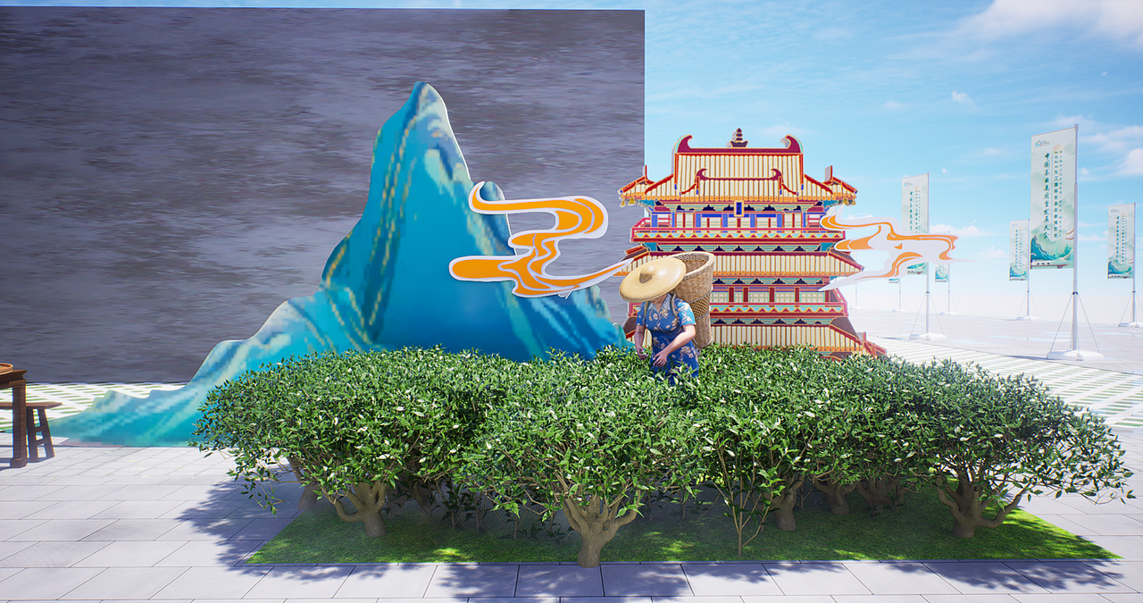 九江茶博会（图ZMzQxNzQ2MzQw） - 展陈设计 - 站酷设计师超弦设计原创素材 - 站酷ZCOOL