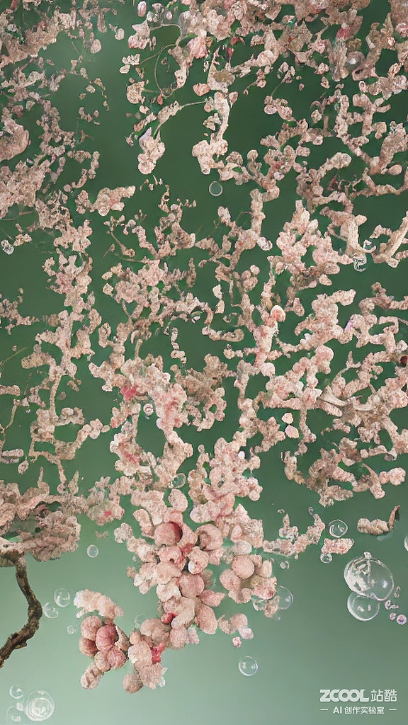 #AI创作实验室#【海底植物静物】【国画X油画】（图ZMzE5OTcxMzc2） - AI作品 - 站酷设计师xingceng2号原创素材 - 站酷ZCOOL