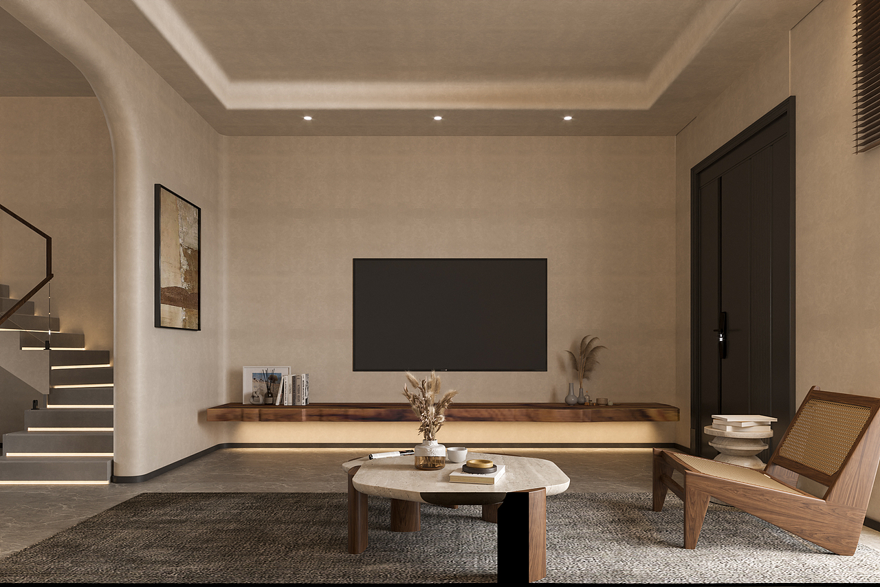 返璞归真-侘寂风（图ZMzIzMzUwOTE2） - 家装设计 - 站酷设计师三彩视觉原创素材 - 站酷ZCOOL