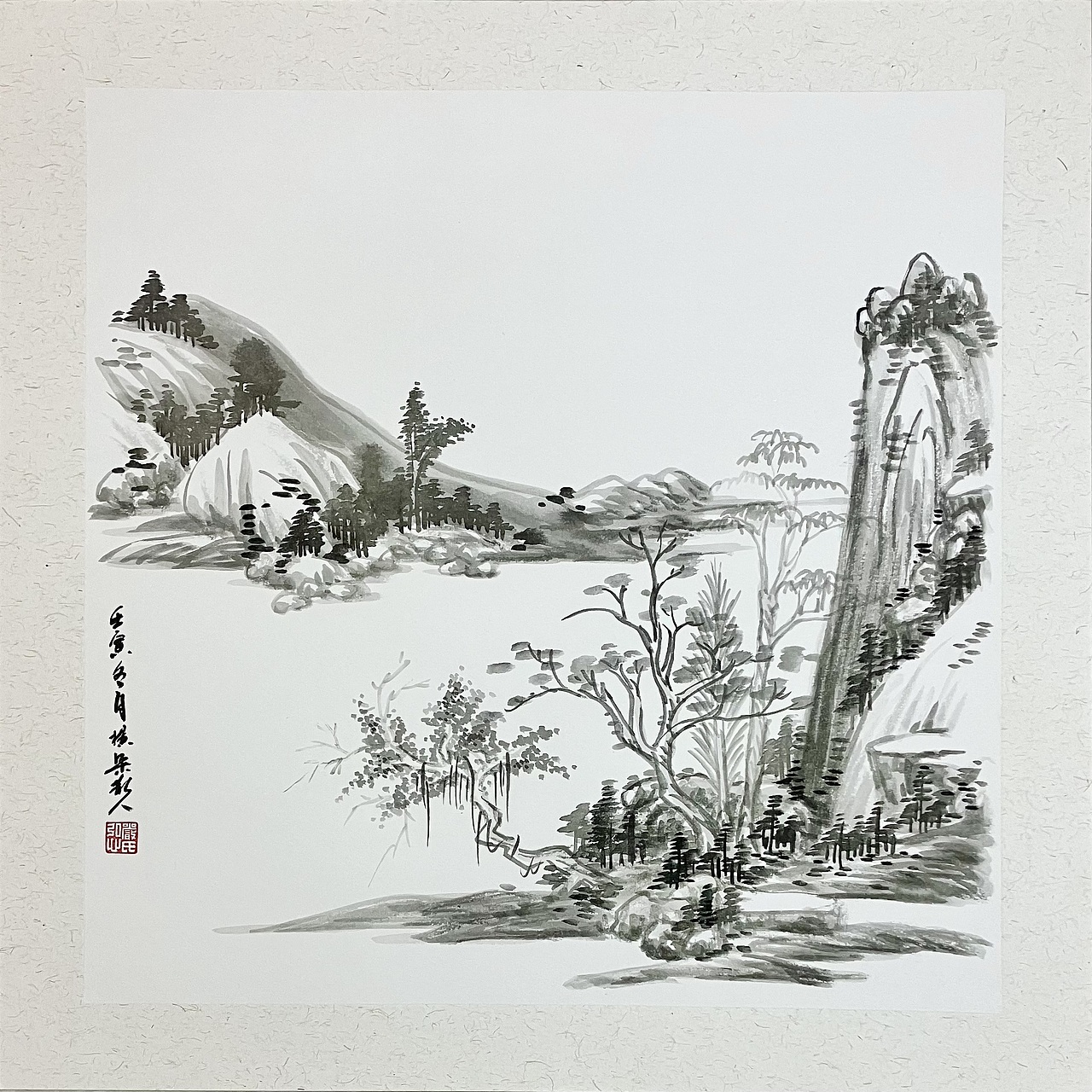 横渠散人临摹.水墨山水中国画（图ZMzI1Mzg1MzAw） - 绘画 - 站酷设计师横渠散人原创素材 - 站酷ZCOOL
