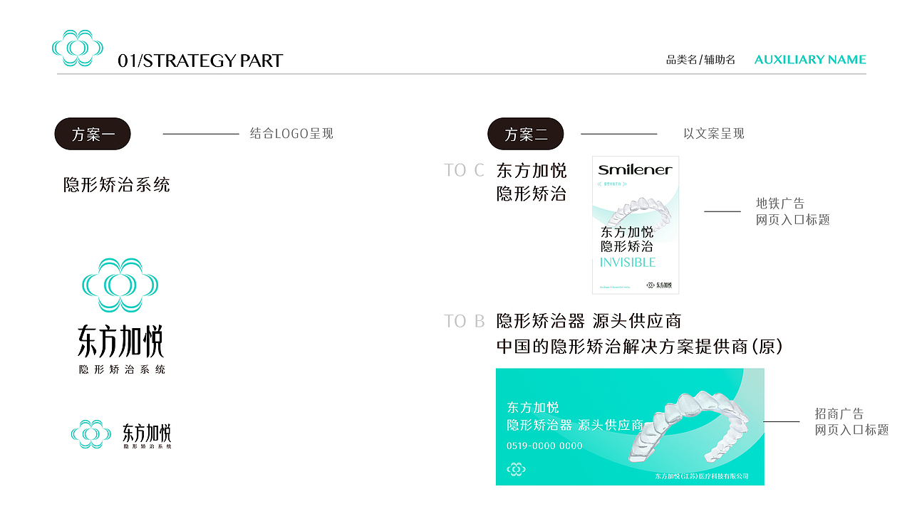 隐形矫治器 源头供应商 品牌形象设计