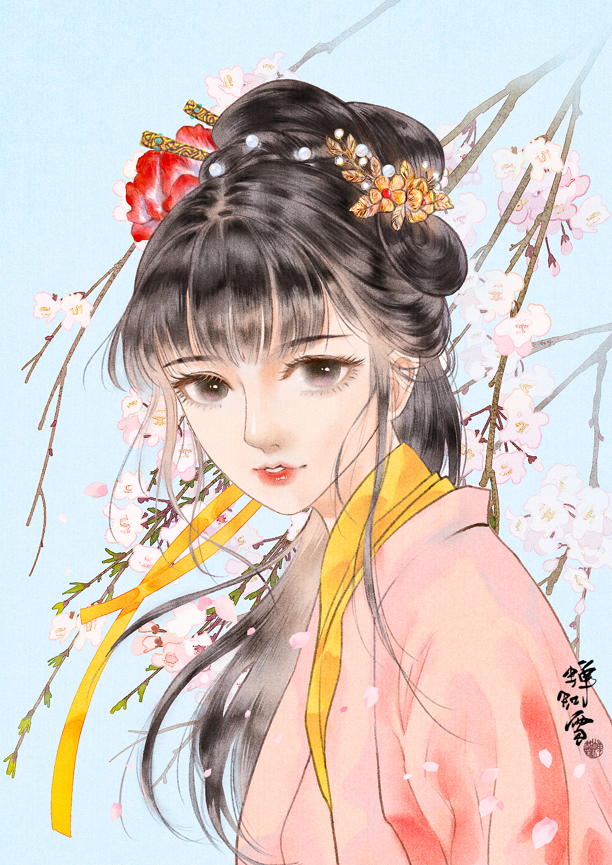 古风头像（图ZMzI2NTM4NTMy） - 商业插画 - 站酷设计师蝉知雪原创素材 - 站酷ZCOOL