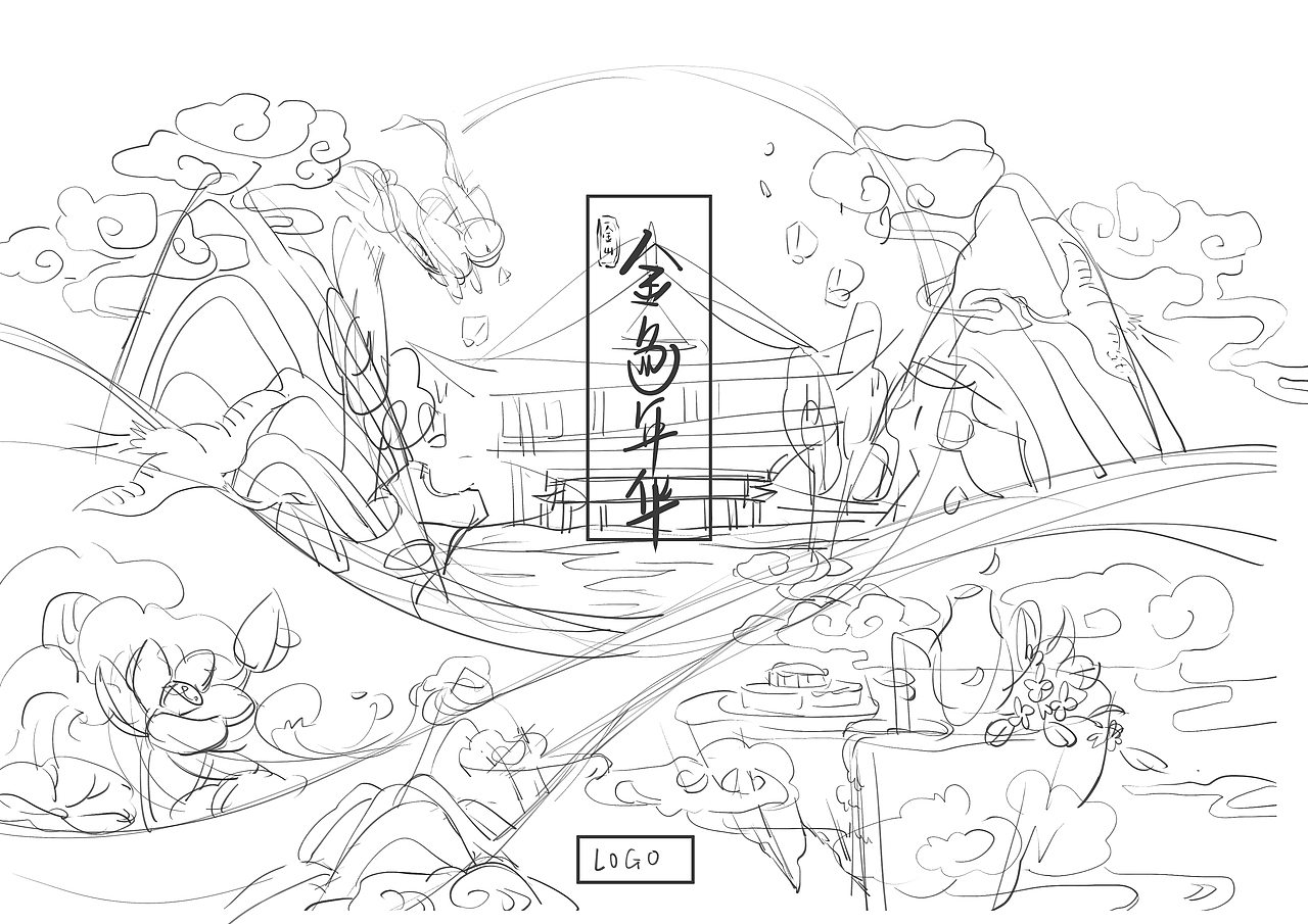 中秋插画（图ZMzA1MDc4MzA0） - 商业插画 - 站酷设计师修猫不吃鱼原创素材 - 站酷ZCOOL