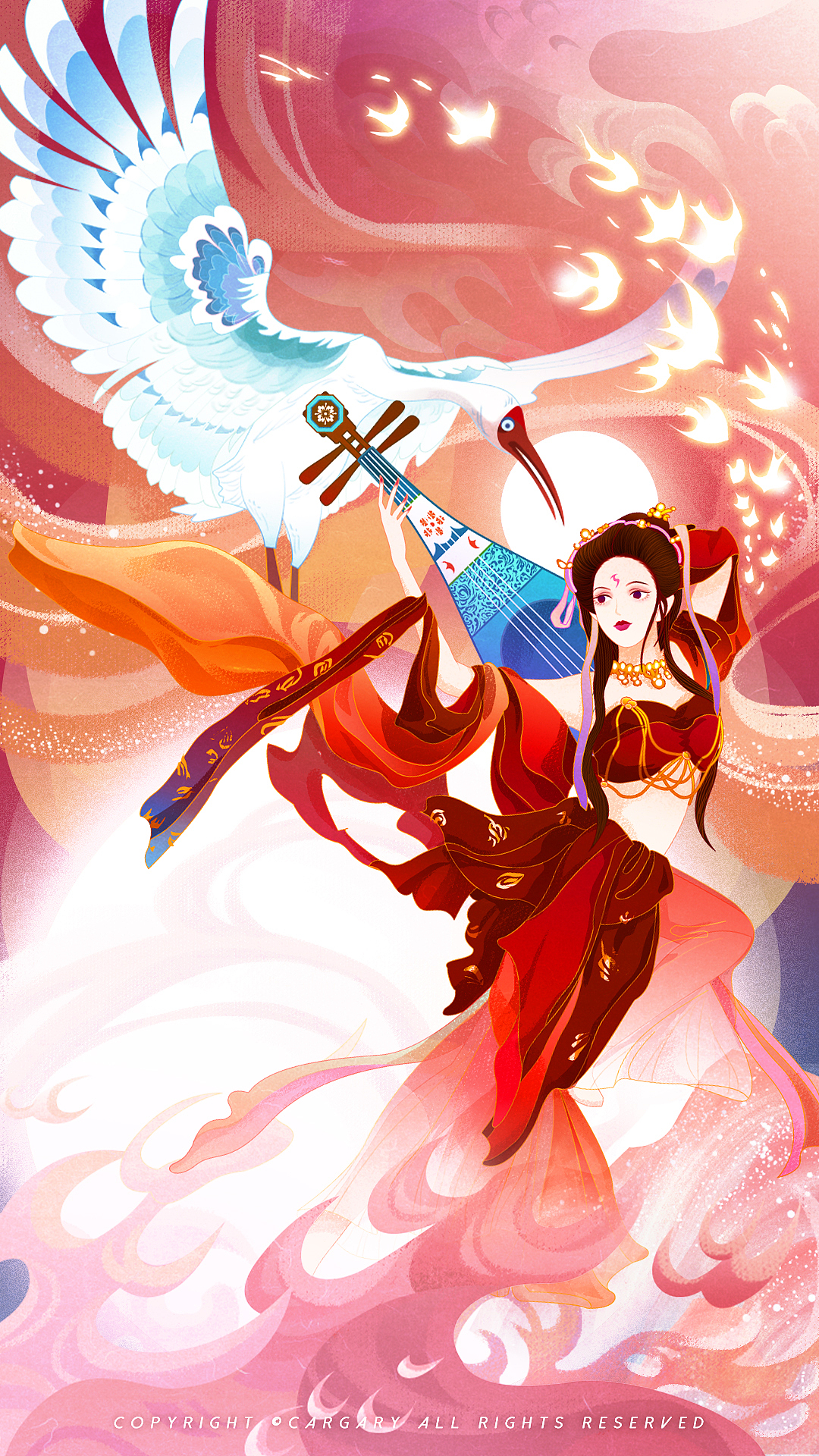 【古风插画练习】（图ZMjk3MTkwODUy） - 创作习作 - 站酷设计师嘉也Cargary原创素材 - 站酷ZCOOL