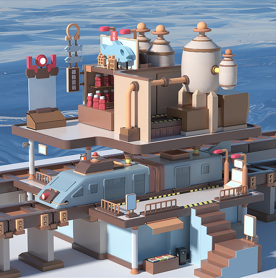 小场景搭建（图ZMzAwMzAyMDg0） - 场景 - 站酷设计师Z26918221原创素材 - 站酷ZCOOL