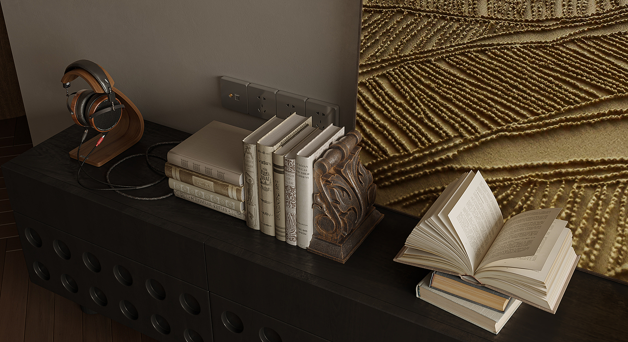 150m²平层侘寂风，简约复古