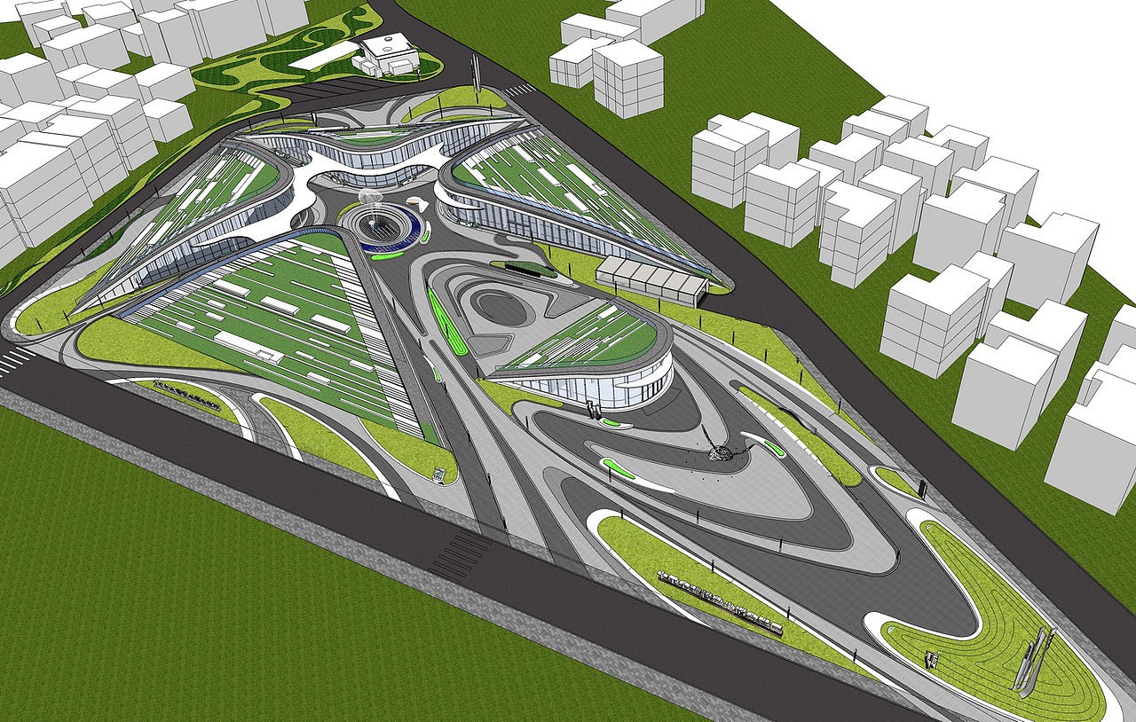 十里金滩特色小镇会客厅示范区景观SU模型下载（图ZMzI1MTIxMzky） - 景观设计 - 站酷设计师素模网原创素材 - 站酷ZCOOL