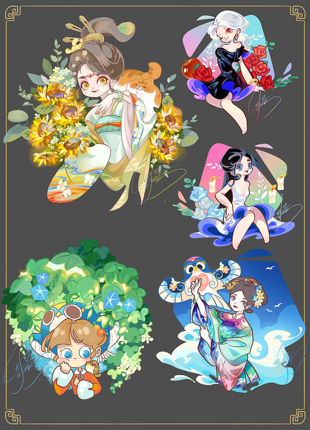 2022年插画总结(图ZMzI4MDE1MjU2) - 创作习作 - 站酷设计师杂毛懒燕原创素材 - 站酷ZCOOL
