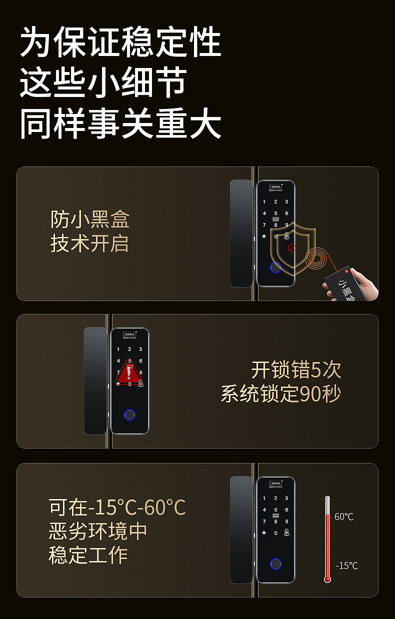 F8智能指纹锁详情页（图ZMzY4ODExMjYw） - 电商 - 站酷设计师倔强的小小设计师原创素材 - 站酷ZCOOL