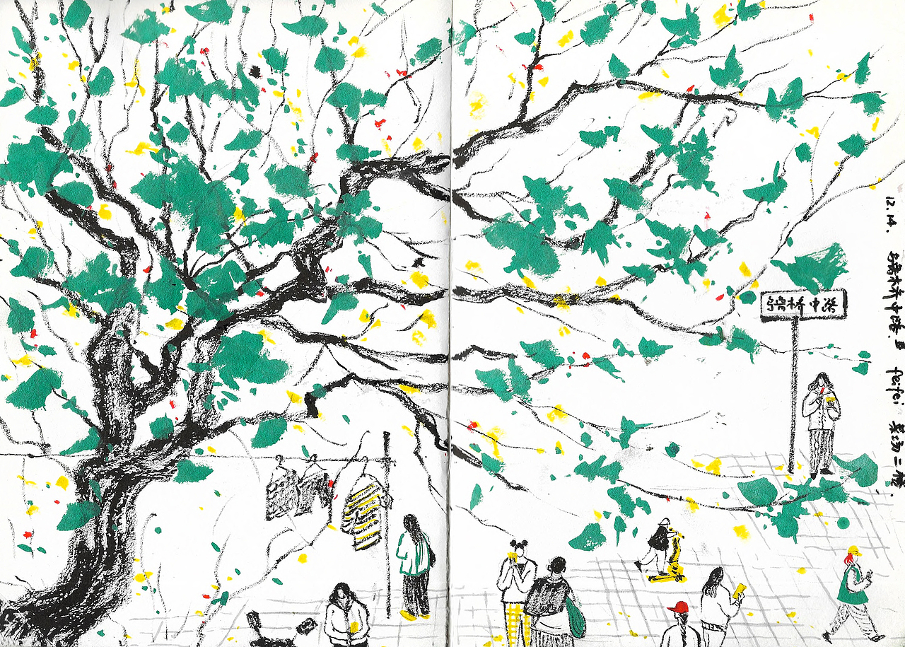 生活插画本 - 树 树