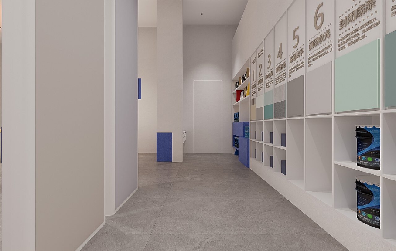 涂料展厅设计|空间|家装设计|jiabinWong - 原创作品 - 站酷 (ZCOOL)
