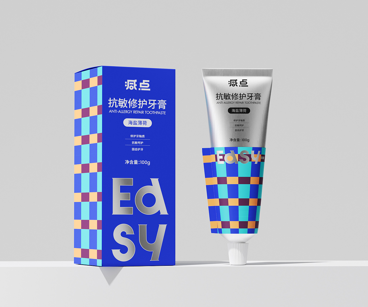 《减点》口腔护理品牌设计—连接精致生活的轮廓