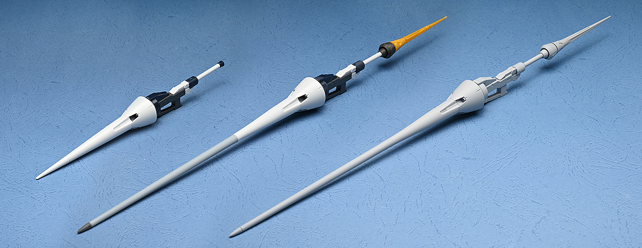 以进阶型gnx的骑枪为基础,切断前端并接上wave的3-5mm锥形胶棒1280