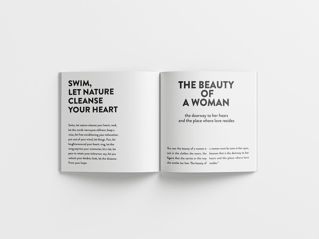 字体样书排版设计