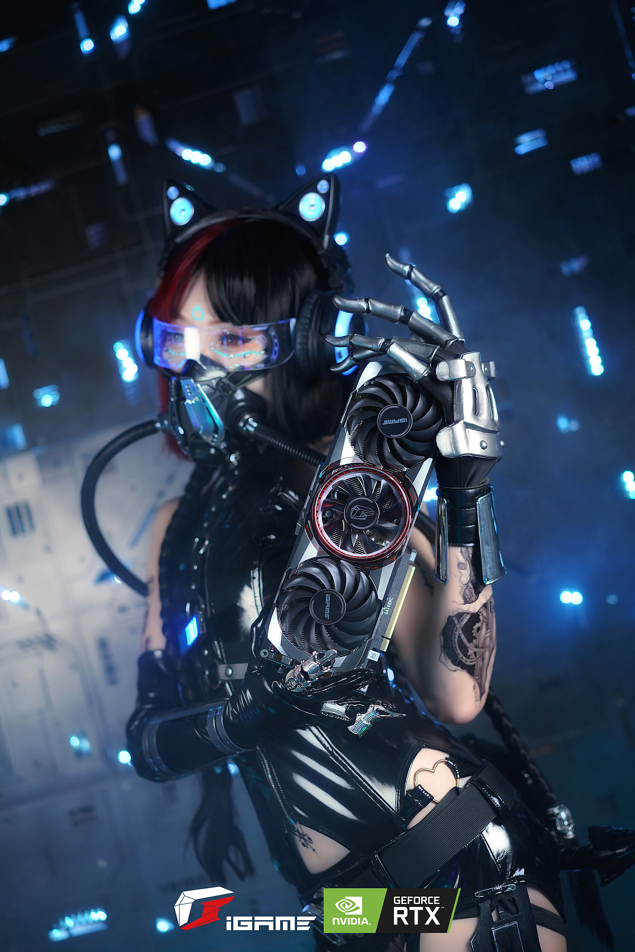 赛博朋克风显卡拍摄（RTX30系）（图ZMzYzMDM2NzQ4） - 产品摄影 - 站酷设计师KARMINGXX原创素材 - 站酷ZCOOL