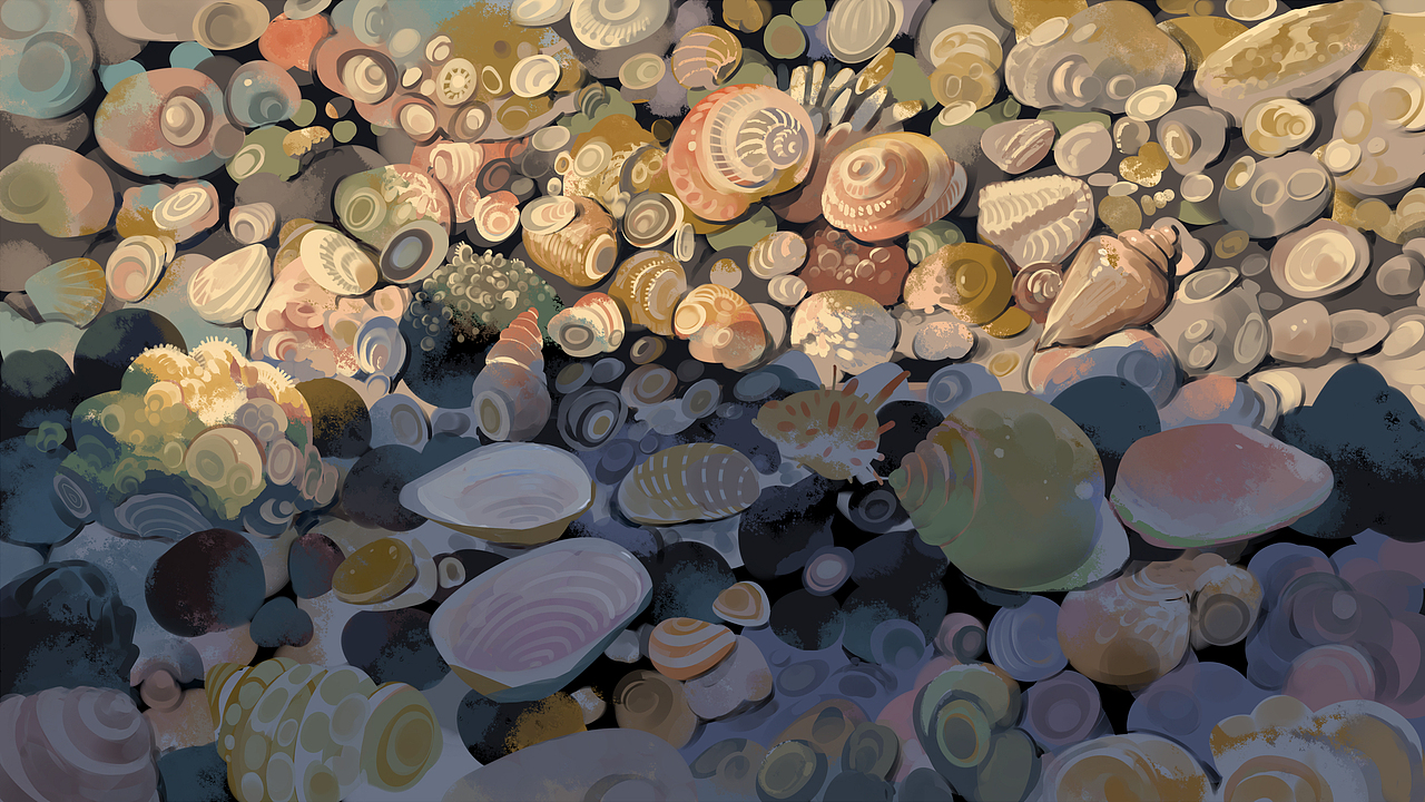 我绘制的一些动画背景