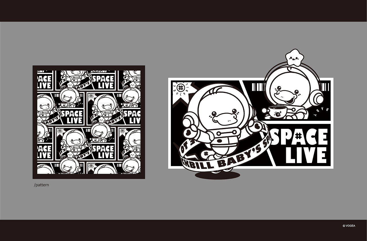 鸭嘴兽宝贝-SPACE LIVE（图ZMzA3NTgyMDc2） - IP形象 - 站酷设计师奉全文化原创素材 - 站酷ZCOOL