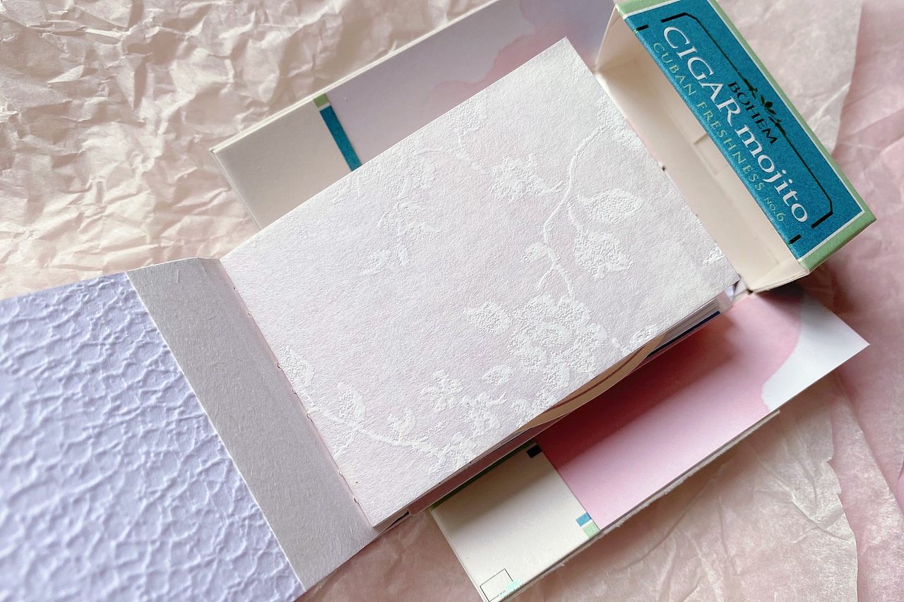 BLO|手作|烟盒本样品x2