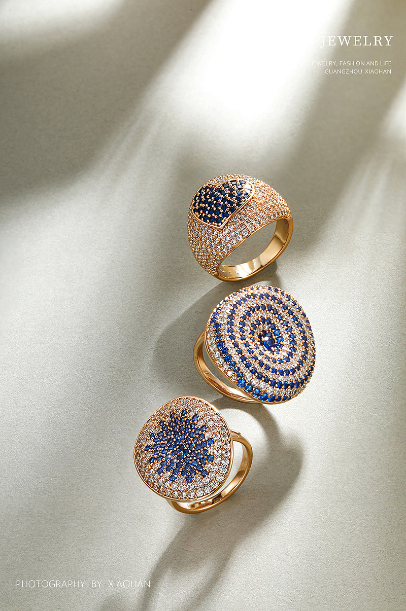 珠宝首饰拍摄 彩宝 外贸戒指 外贸饰品 彩钻豪华戒指（图ZMzY2NzM3MjQ0） - 产品摄影 - 站酷设计师广州小韩原创素材 - 站酷ZCOOL