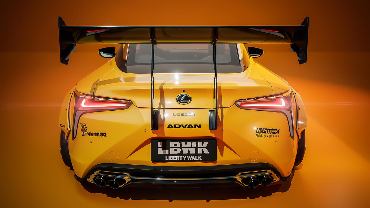 LC500 LBWK 宽体套件 UE4