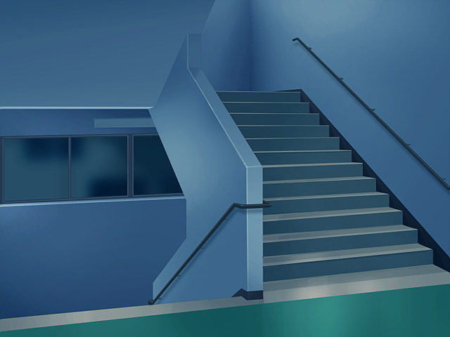 【场景 - 原画】楼道