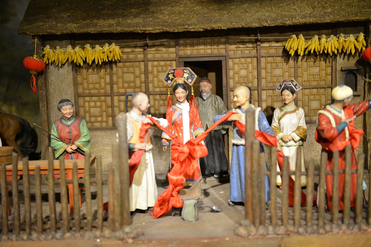 56个民族婚俗微雕2