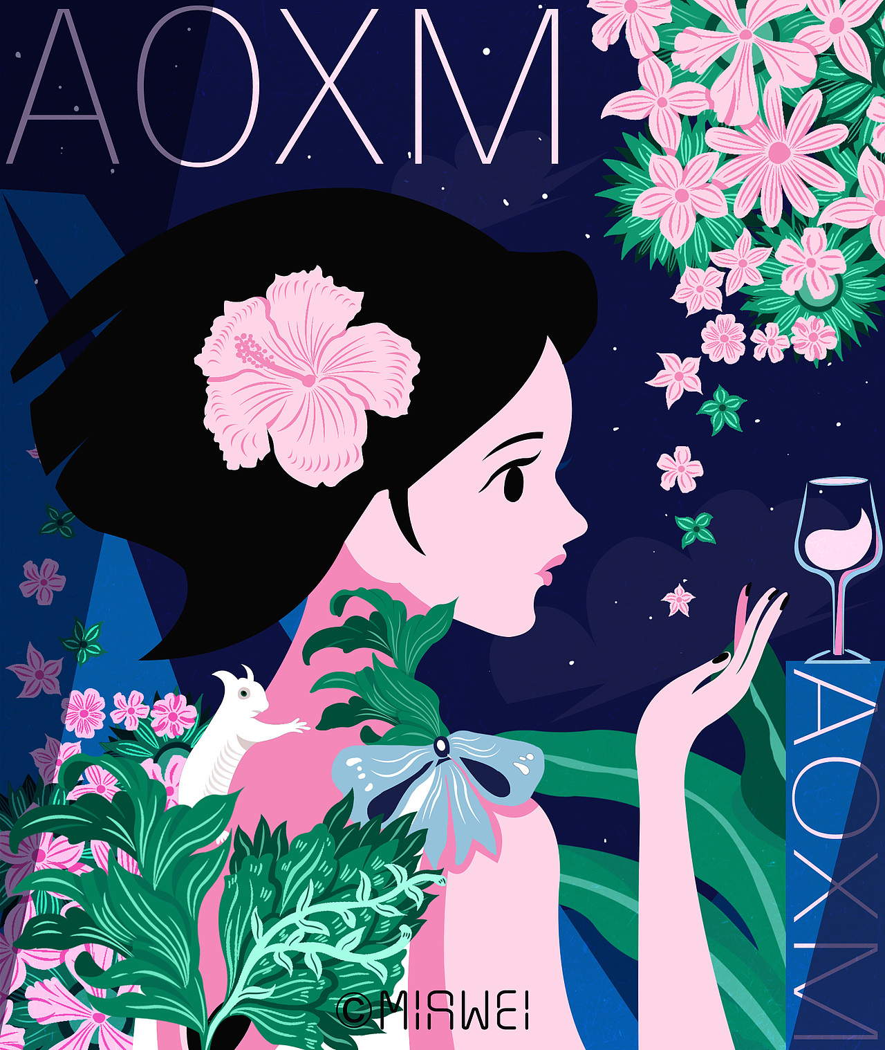 2019年终总结-插画（图ZMTkxNTMwOTc2） - 新锐潮流插画 - 站酷设计师魏米娅MiaWey原创素材 - 站酷ZCOOL