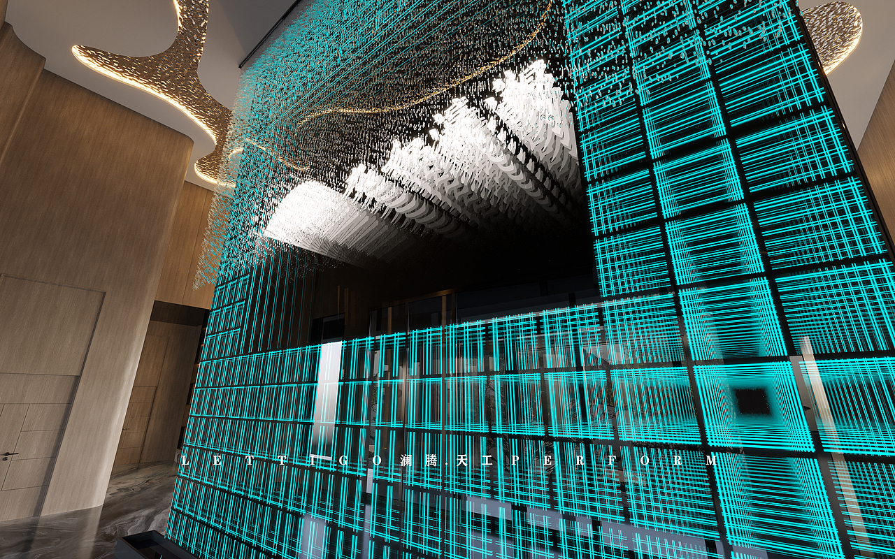 又一套九宫格放不下系列之现代工装售楼部