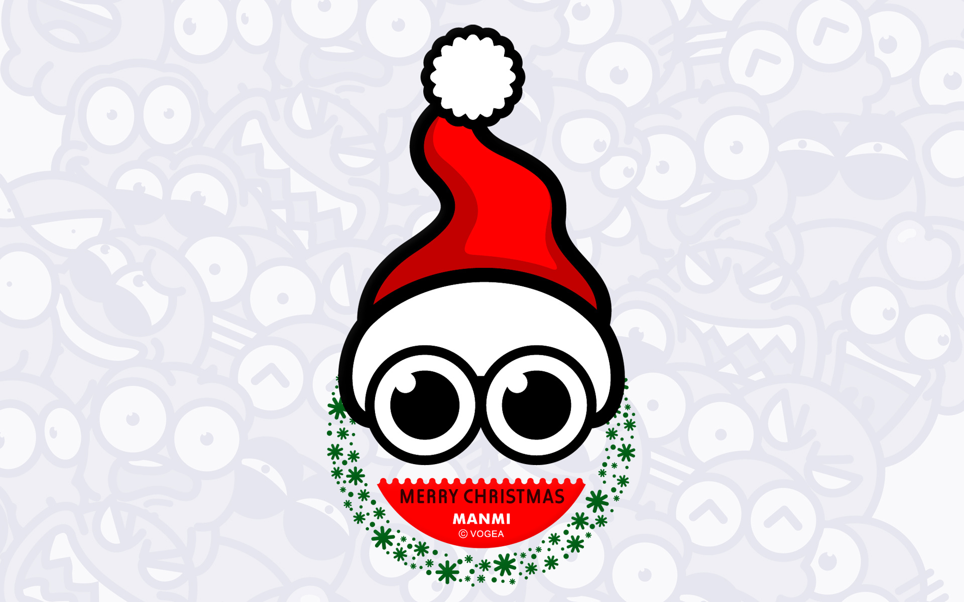 章小漫 圣诞系列壁纸【pc壁纸,ios壁纸】