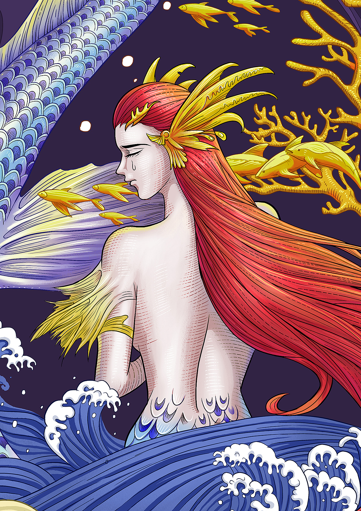 山海经x珀莱雅618活动(精卫填海,鲛人泣珠,女娲补天)