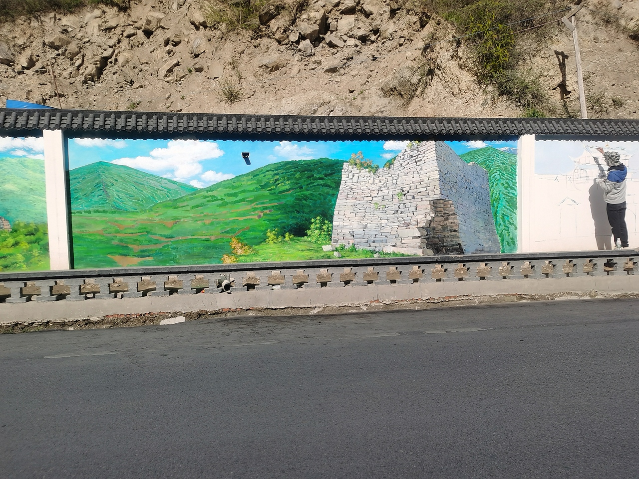 乡村振兴,新农村文化墙,新农村墙绘,新农村壁画