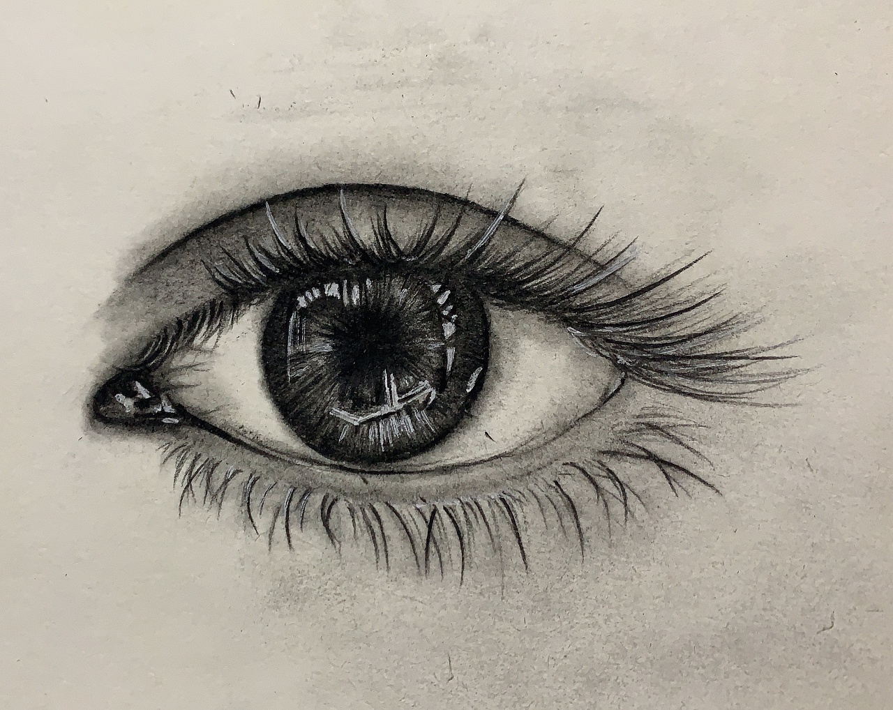 作业：怎么学PS绘画之眼睛的画法与训练技巧 - 자미 - 轻微课
